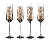4er Set Gustav Klimt Flute Der Albero Della Vita H.26cm 200ml GOEBEL