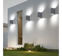 4er Set Illuminazione per Esterni Balcone Up Down Faretto Veranda Luci Lxa [EEK: Non valutato]