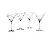 4er Set Martini Occhiali Mikasa Cheers per 290ml Vetro Kitchencraft