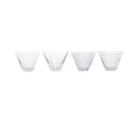 4er Set Martini Occhiali, Occhiali Dolce Mikasa Cheers 300ml Vetro Kitchencraft