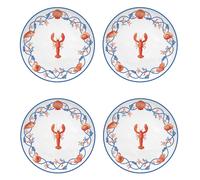 4er Set Piatto Prima Colazione Cote de Mer Costa Marina Hummer D.21cm EASY LIFE