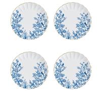 4er Set Portata Paradise Garden D.26cm Bianco Blu Porcellana EASY LIFE