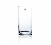4er Set Vasi IN Vetro Dekogläser Cyli Forma Cilindrica H.25cm D.12cm Chiaro