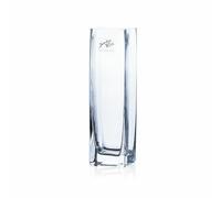 4er Set Vasi IN Vetro, Vasi Fiori Piazza H.25cm Rettangolare Vetro SANDRA RICH
