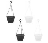4er Set Vaso Sospeso Vaso da Fiori Plastica Vaso per Fiori Appendere Fioriera