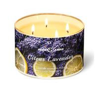 4EVER CANDLE Candele profumate di agrumi di lavanda, candele di soia 18 oz non tossiche 4-Wick grandi candele, oltre 50 ore di tempo di bruciare, ideale per regali, eventi, arredamento domestico