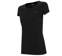 4F Women's T-Shirt TSD350, Maglietta Donna, Deep Black, M