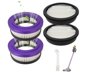 4Filtri Per Aspirapolvere Compatibili Con Anyson Stars 5 45000pa/550w/70min