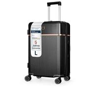4FLY Valigia Rigida Premium Leggera L, Grande 65 cm, 68L, Trolley con Serratura TSA, 4 Ruote Doppie Spinner e Manico Telescopico in Alluminio, Bagaglio da Stiva