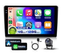 4G&128G 9" Autoradio per Nissan Navara 2006-2014 con Carplay Android Auto,Bluetooth RDS/FM Radio,Wi-Fi GPS Navi,Telecamera posteriore AHD