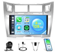 4G+128G Android 15 Schermo Autoradio per Toyota Yaris/Vizi 2005-2011 CarPlay Android Auto Roinvou, 9 Pollici Incell Touchscreen Stereo Auto GPS Bluetooth EQ WIFI RDS FM SWC Telecamera