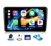 4G+128G GOHHDL Autoradio Android per Audi A3 2003-2012/S3 8P 2006-2012/RS3 2011-2012 con Carplay Android Auto, Radio per Auto da 9 Pollici 2Din con GPS WiFi Bluetooth FM/RDS EQ SWC Retrocamera&Mic