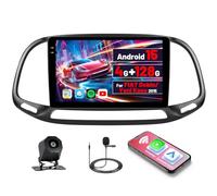 [4G+128G]Inefala Android 15 Autoradio per FIAT Doblo/Yeni Kasa 2015 con Wireless Carplay Android Auto, 9 Pollici Touchscreen Stereo Auto Bluetooth con Navi GPS WiFi RDS/FM SWC Retrocamera Mic