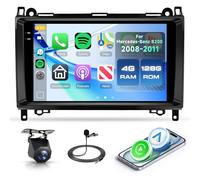 4G+128G Rimoody Autoradio Android per Mercedes Benz Class A W169 Class B W245 W639 Vito W639 Viano W906 Sprinter 9" Schermo IN-Cell Carplay Senza Fili Android Auto Navi GPS Bluetooth WiFi FM/RDS/EQ