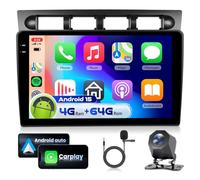 4G&64G 9" Autoradio per Kia Morning/Picanto 2007/EURO STAR 2001-2011 con Carplay Android Auto Wireless Android 15,Bluetooth RDS/FM Radio,Wi-Fi GPS Navi,Telecamera posteriore AHD