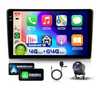 4G&64G 9" Autoradio per VW Touareg 2003-2010 con Carplay Android Auto,Bluetooth RDS/FM Radio,Wi-Fi GPS Navi,Telecamera posteriore AHD