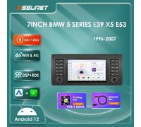 4G 64G Android Auto autoradio GPS Stereo per BMW Serie 5 е39 X5 E53 1996 1997 1998-2007 lettore multimediale DSP Carplay unità principale