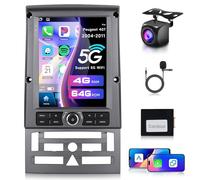 4G+64G Android Autoradio per Peugeot 407 2004-2011 9.7" HD Touchscreen Radio Auto 407 con Carplay Android Auto Senza Fili Mirror Link Navi GPS Bluetooth WiFi FM/RDS/EQ Comandi al Volante Retrocamera