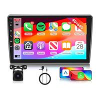 4G+64G Android Autoradio per Peugeot 407 2004-2011 Carplay Android Auto Wireless, Hodozzy 9 Pollici Touch Screen Auto Stereo 2 Din con GPS Navigatore WiFi, Bluetooth, DSP, Radio FM/RDS+Retrocamera