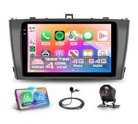 4G+64G Android Autoradio per Toyota Avensis T27 2008-2015 Wireless Carplay Android Auto 9 Pollici Incell Touchscreen Radio con GPS Navi WiFi Mirror Link Bluetooth FM/RDS/EQ/SWC Telecamera Posteriore