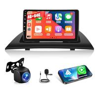 [4G+64G] Autoradio Android per BMW X3 E83 2004-2012 con Senza Fili CarPlay, Radio con schermo da 9 pollici, Android Auto, WiFi, GPS, Bluetooth, FM RDS, Controllo al Volante + Telecamera Retro + MIC