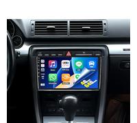 4G+64G CAMECHO Android 13 autoradio per Audi A4 S4 RS4 2002-2008 con Wireless Carplay Android Auto, 9 pollici schermo radio doppio din con GPS Navi WIFI Bluetooth FM/RDS +AHD Retrocamera&MIC