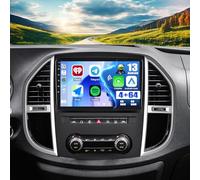 [4G+64G] CAMECHO Android 13 Autoradio per Mercedes-Benz Vito 2016 con Wireless Carplay Navi GPS, 10" Stereo 2 Din con Display da Bluetooth 5.0 FM/RDS Mirror Link+Telecamera Posteriore+Canbus+Mic