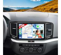 [4G+64G] CAMECHO Android 13 Autoradio per VW Sharan II 7N Seat Alhambra II 2012-2015, Wireless Carplay Navi, 9" Stereo con DSP Bluetooth WiFi Android Auto Mirror Link FM/RDS EQ