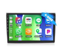 4G+64G CAMECHO Android 15 Autoradio per Fiat Bravo 2008-2013 con Navi Carplay Android Auto, Schermo doppio din da 9 pollici Bluetooth 5.0 RDS/FM+Telecamera Posteriore
