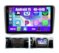 [4G+64G] Inefala Android 15 Autoradio per Audi A3 S3 RS3 2003-2012 con Wireless Carplay Android, 9 Pollici Touchscreen Radio con Navi GPS WiFi RDS/FM Bluetooth EQ SWC Retrocamera Mic