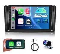 4G+64G Wireless Carplay Android Auto Android 13 Autoradio per Mercedes Benz ML GL W164 ML350 ML500 GL320 X164 ML280 GL350 GL450 9 Pollici Autoradio GPS Navi WiFi Bluetooth FM/RDS Telecamera Posteriore