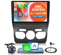 4G+64G Wireless Carplay Android Autoradio per Citroën C4L C4 DS4 2013-2017 10.1 Pollici Autoradio con Wireless Android Auto GPS Navi WiFi Mirror Link Bluetooth FM/RDS/32 EQ/SWC Telecamera Posteriore