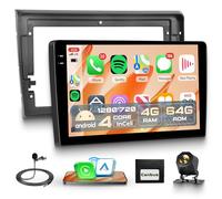 4G+64G Wireless Carplay Android Autoradio per FIAT Bravo 2007-2014 9 Pollici Incell Touchscreen Autoradio con Android Auto GPS Navi WiFi Mirror Link Bluetooth FM/RDS EQ/USB/SWC Telecamera Posteriore