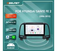 4G Carplay Android Auto autoradio per Hyundai Sante Fe 2 2006-2012 multimediale Lettore Video navigazione GPS Stereo 2din Autoradio
