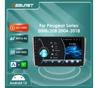 4G DSP Carplay Android 13 Autoradio per Peugeot 208 2008 2014-2018 lettore multimediale GPS Navi Stereo 2din SWC unità principale dello schermo