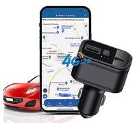 4G Localizzatore Gps Caricabatterie Auto con type C/A - App Facile da Usare, Posizione in Tempo Reale, Allarmi e avvisi - Sempre Connesso - Blocco motore, Controlla i veicoli da Portale App/Web/SMS