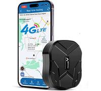 4G Localizzatore GPS per Auto Tracciatore di Posizione in Tempo Reale/Geo-Fence Allarmi, 4G GPS Tracker Monitoraggio con Allarme e Potente Magnete, Registro storico, Batteria 10000mAh