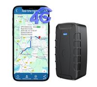 4G Localizzatore GPS Tracker per Auto 20000mAh Impermeabile Nascosto 4G GPS APP Senza Abonamento con Funzioni di Allarme Antifurto Tracciamento Globale in Tempo Reale per Auto,Camion,Altri Veicoli