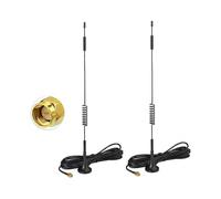 4G LTE antenna SMA antenna 7dBi magnetic base MIMO antenna (2-pack) for Vodafone O2 Three EE Huawei Netgear TP-Link 4G LTE router gateway modem SMA