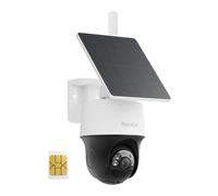 4G LTE Telecamera Batteria da Esterno Senza Fili 2K 4MP con Pannello Solare SIM