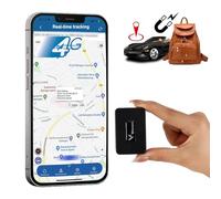 4G Micro Localizzatore GPS per Auto, Mini Tracker per Bambini, GPS Localizzatore con Gratuita App Potente Magnete Impermeabile, Tracciamento in Tempo Reale, Registro storico