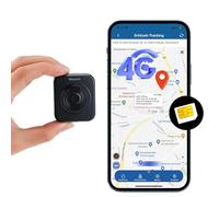 4G Micro Localizzatore GPS per bambini e anziani, 4G GPS Tracker con scheda SIM, Localizzatore GPS con SOS pulsanti, Localizzatore in tempo reale di piccole dimensioni, adatto per demenza Leggero