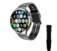 4G Smartwatch Android 13.0 Dual System Wifi GPS Smart Watch 210° Rotating Camera Heart Rate Blood Pressure Sim Card Gobal Call (8GB 256GB,Nero)