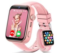 4G Smartwatch Bambini, Impermeabile IP68 Orologio Smartwatch Bambini con Videochiamate e Chiamate, WhatsApp, Wi-Fi, Chat Vocale, GPS, SOS, SMS, Modalità Scuola Smart Watch per Ragazzi e Ragazze Rosa