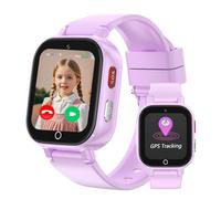 4G Smartwatch Bambini - Smartwatch Telefono con Videochiamata, WIFI, Chat Vocale, GPS, SOS, Modo Classe, Registratore Contatti Modificabili, Regalo di Compleanno per Ragazzi e Ragazze Età 4-12