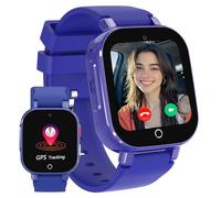 4G Smartwatch Bambini - Smartwatch Telefono con Videochiamata, WIFI, Chat Vocale, GPS, SOS, Modo Classe, Registratore Contatti Modificabili, Regalo di Compleanno per Ragazzi e Ragazze Età 4-12