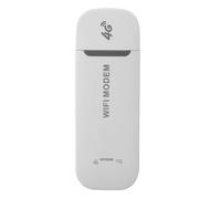 4G USB WiFi portatile WiFi ad alta velocità Internet Plug and Play Multi User Sharing per Travel Business ABS Materiale SIM SIM Card Slot (Bianco)