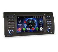 [4GB+64GB] Android 14 8 Core Autoradio per BMW X5 E53 Supporto GPS Navigatore Wireless Carplay Android Auto DSP Bluetooth 5.0 WiFi Dab+ Touchscreen