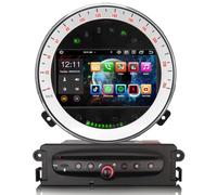 4GB+64GB Android 14 Autoradio Carplay Android Auto per BMW Mini Cooper R56 Countryman Navigatore GPS DSP Bluetooth 5.0 WiFi Dab+ TPMS DVR CD/DVD Schermo tattile