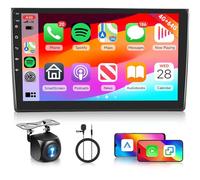 4GB+64GB Android Autoradio per Audi A4 S4 RS4 B6/B7 8E 2000-2009 Carplay Android Auto Wireless, Hodozzy 9 Pollici Touch Screen Stereo 2 Din GPS Navigazione, WiFi, Bluetooth, DSP, FM/RDS+Retrocamera